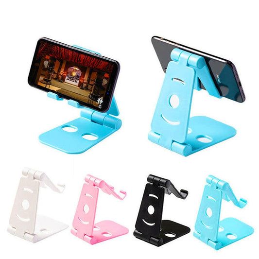 JMT-529994 Folding Mobile Phone Stand for Live Streaming - ABS, 4 Colors: Green, White, Black, Pink
