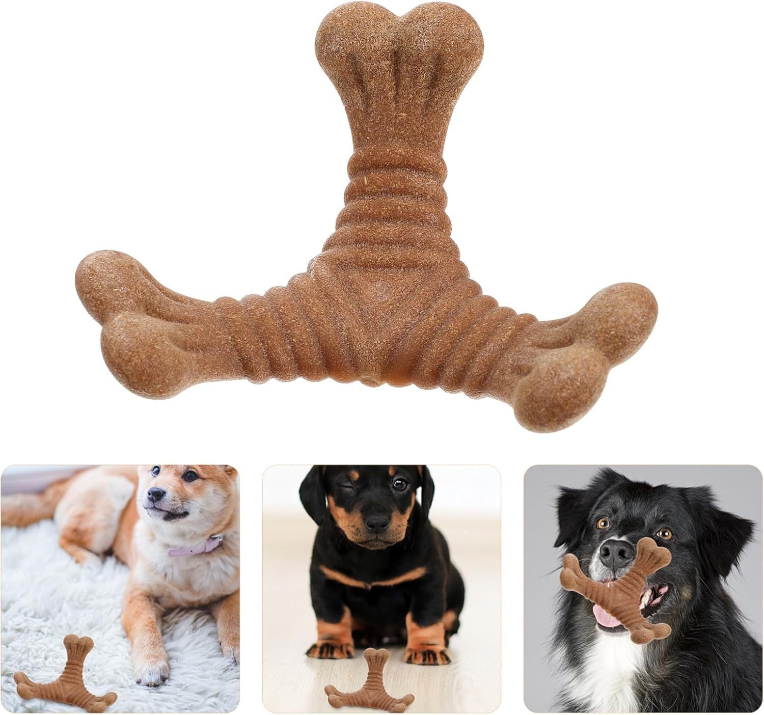 JMT-530122 Puppy Teething Stick and Chew Toy for Dental Care and Playfulness