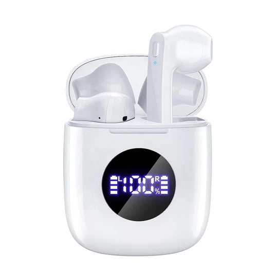 JMT-530314 Wireless Waterproof Earbuds with 9D HiFi Stereo Sound and LED Display - N7 V5.4 Bluetooth 5.4 In-Ear Headphones