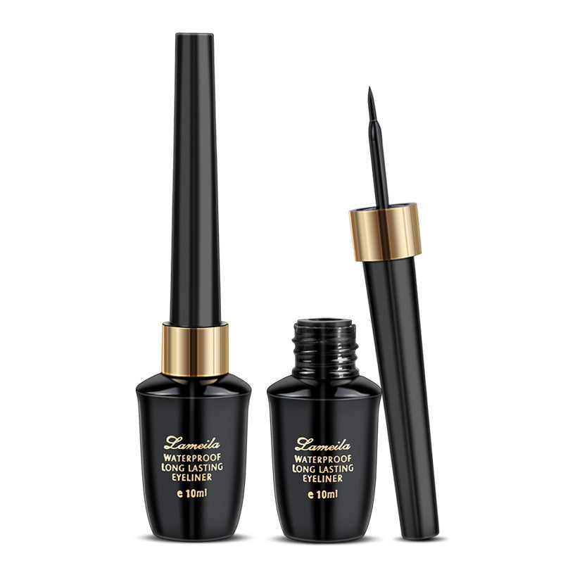JMT-530570 Quick-Dry Black Gel Eyeliner Pen - Hard Tip for Long-Lasting and Sweat-Resistant Application