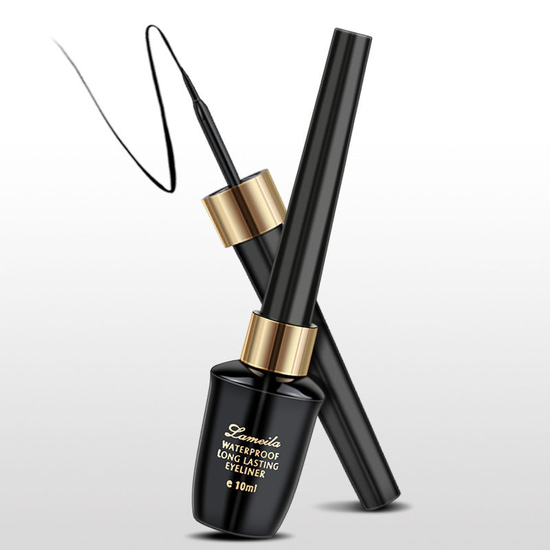 JMT-530570 Quick-Dry Black Gel Eyeliner Pen - Hard Tip for Long-Lasting and Sweat-Resistant Application