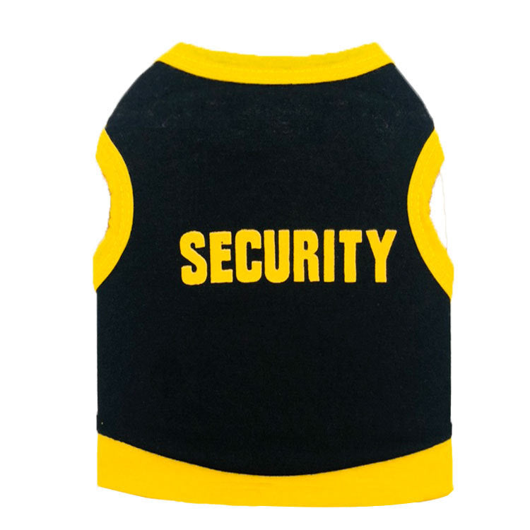 JMT-530762 Cotton Printed Security Vest for Small Dogs - Casual Fit, Various Sizes Available