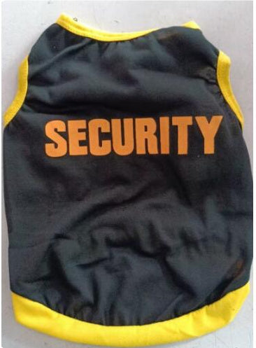 JMT-530762 Cotton Printed Security Vest for Small Dogs - Casual Fit, Various Sizes Available
