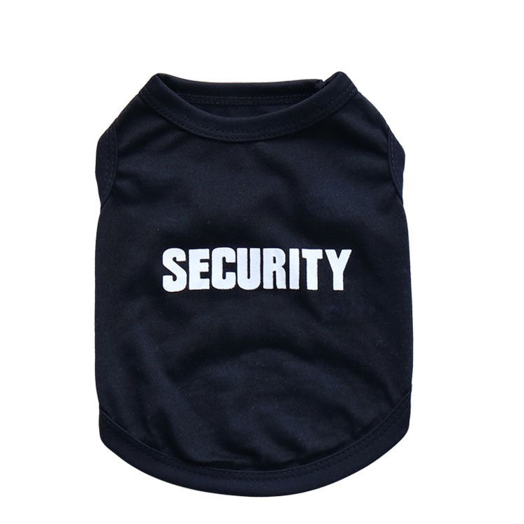 JMT-530762 Cotton Printed Security Vest for Small Dogs - Casual Fit, Various Sizes Available
