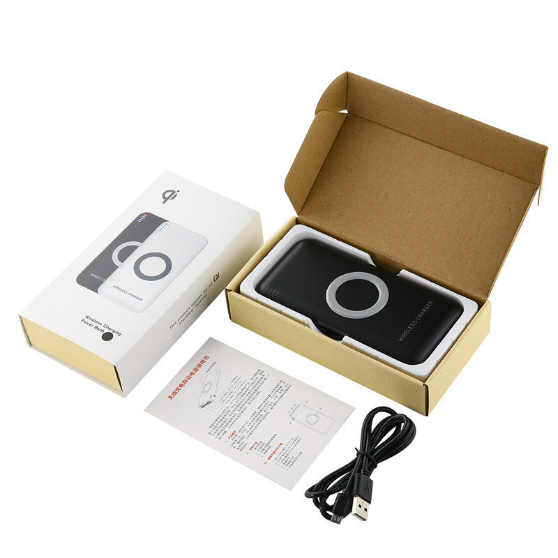 JMT-530826 Wireless Charging Mobile Power Bank - Compact Design with 2000mA Input 5V USB Interface