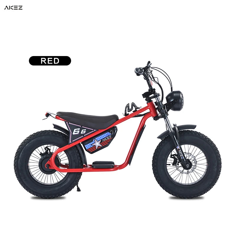 JMT-530890 Electric Fat Tire Bicycle for Young Riders, 350W Rear Motor 15AH Battery , Top Speed 27.9 mph