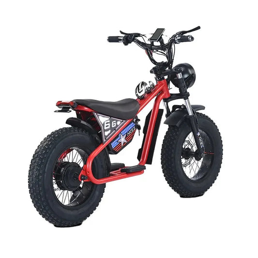 JMT-530890 Electric Fat Tire Bicycle for Young Riders, 350W Rear Motor 15AH Battery , Top Speed 27.9 mph