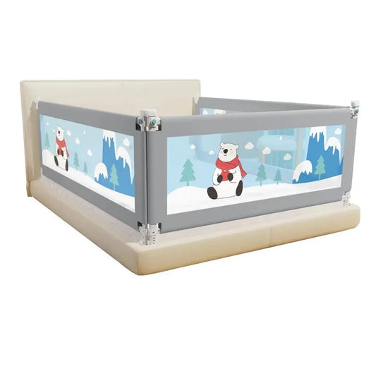 JMT-531082 Adjustable Bed Safety Rail with Lifting Rod for Child Safety in Cribs and Beds