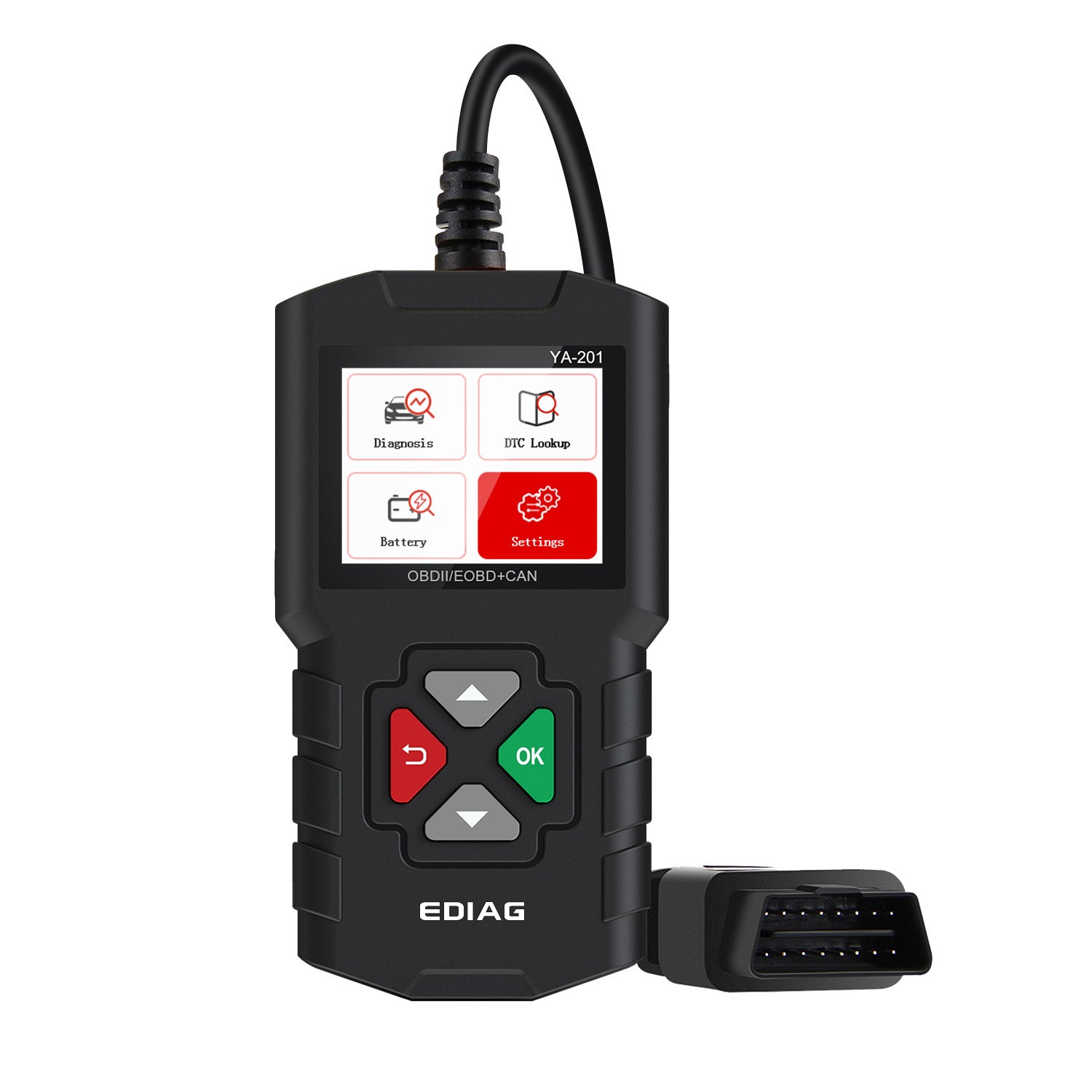 JMT-531082 OBD2 Car Battery Detector for Vehicle Diagnostics and Identification