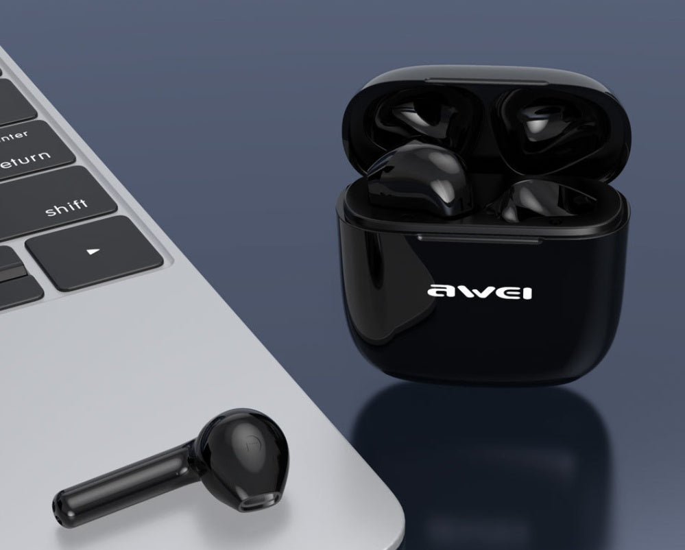 JMT-531274 Wireless Waterproof Bluetooth Headset 5.0 with Touch Control and Stereo Sound