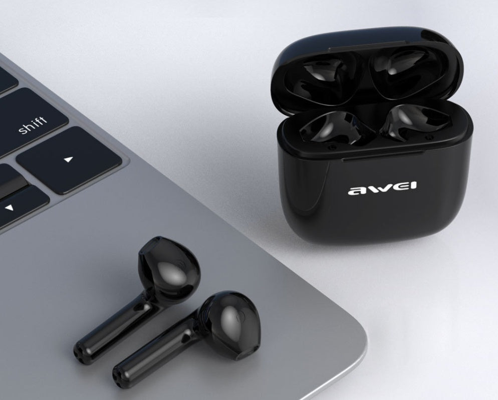 JMT-531274 Wireless Waterproof Bluetooth Headset 5.0 with Touch Control and Stereo Sound