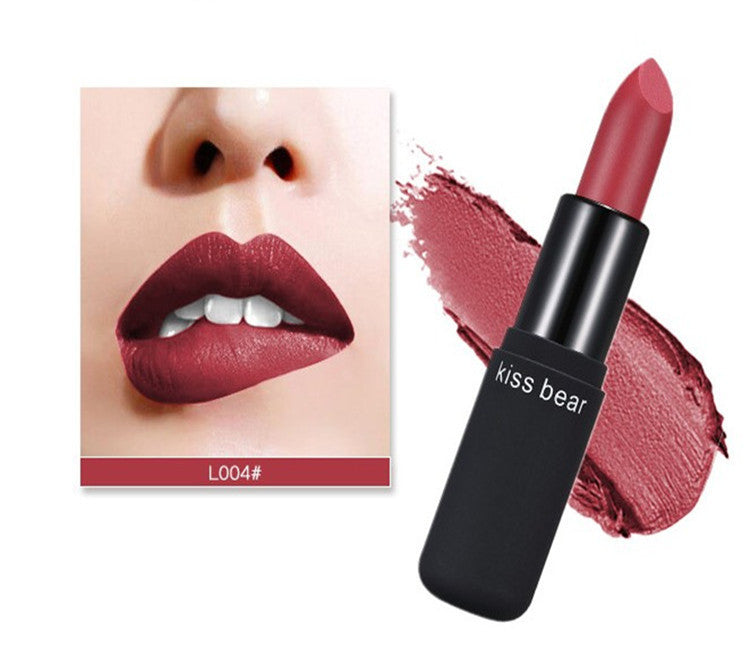 JMT-531402 Matte Lipstick in Rose Kiss - Smooth, Long-Lasting, Non-Sticky Formula, 9g