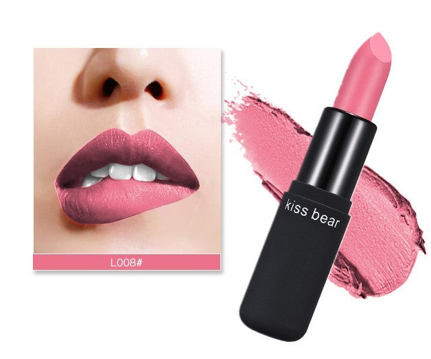 JMT-531402 Matte Lipstick in Rose Kiss - Smooth, Long-Lasting, Non-Sticky Formula, 9g