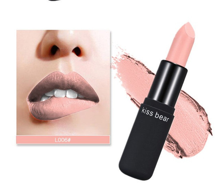 JMT-531402 Matte Lipstick in Rose Kiss - Smooth, Long-Lasting, Non-Sticky Formula, 9g