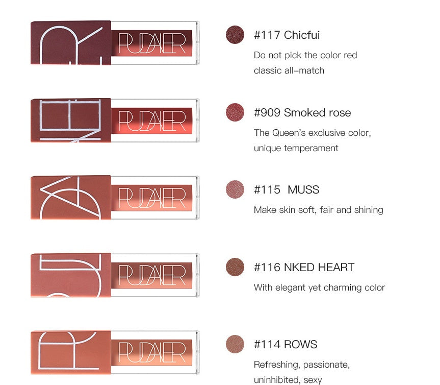 JMT-531722 Pumpkin Color Series Lip Gloss Set - 18.4 x 2.4 x 10.4 cm