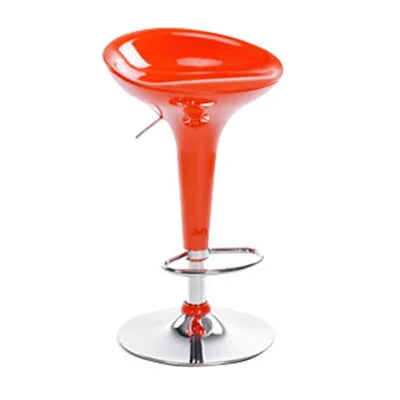 JMT-532042 Modern Stainless Steel Barstool with Acrylic Seat - HE-2124 Design