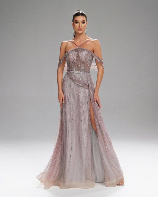 JMT-532362 Elegant Pink Evening Dress SH0202 for Women