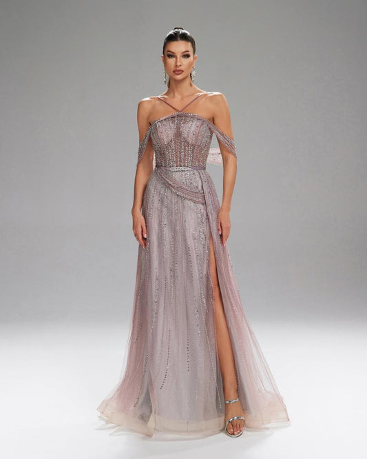 JMT-532362 Elegant Pink Evening Dress SH0202 for Women