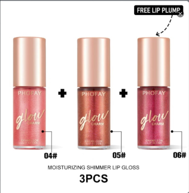 JMT-532554 Moisturizing Shimmer Lip Gloss - Intense Color & Shine, 7.5ml