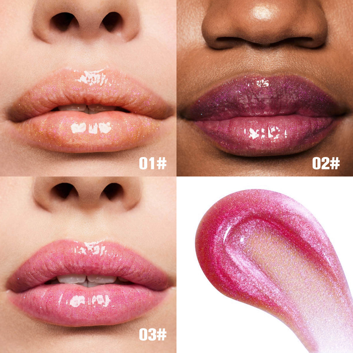 JMT-532554 Moisturizing Shimmer Lip Gloss - Intense Color & Shine, 7.5ml
