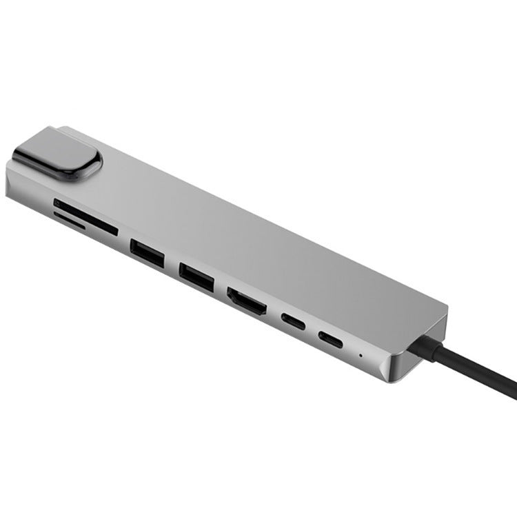 JMT-532618 Eight-in-One USB Type-C Hub Docking Station with Aluminum Alloy Design