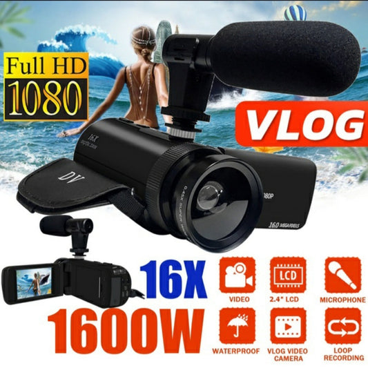 JMT-532810 16MP HD Digital Camera with 2.4-Inch Screen and Optional Accessories