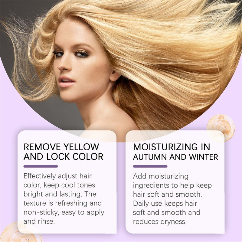 JMT-532810 Keratin Purple Hair Care Mask for Nourishment and Color Enhancement - 100g