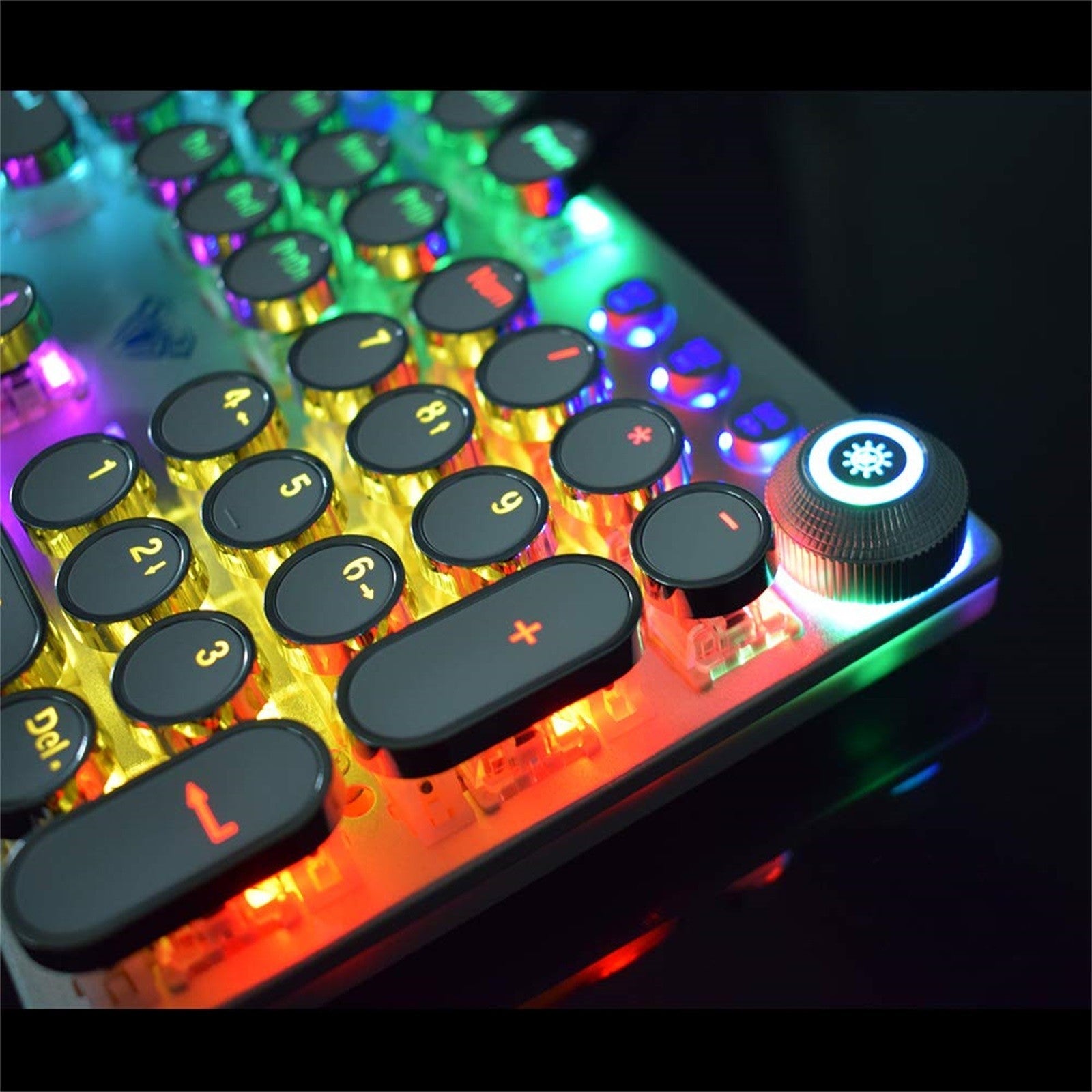 JMT-533066 Wired Gaming Keyboard with 108 Keys and Comfortable Hand Rest