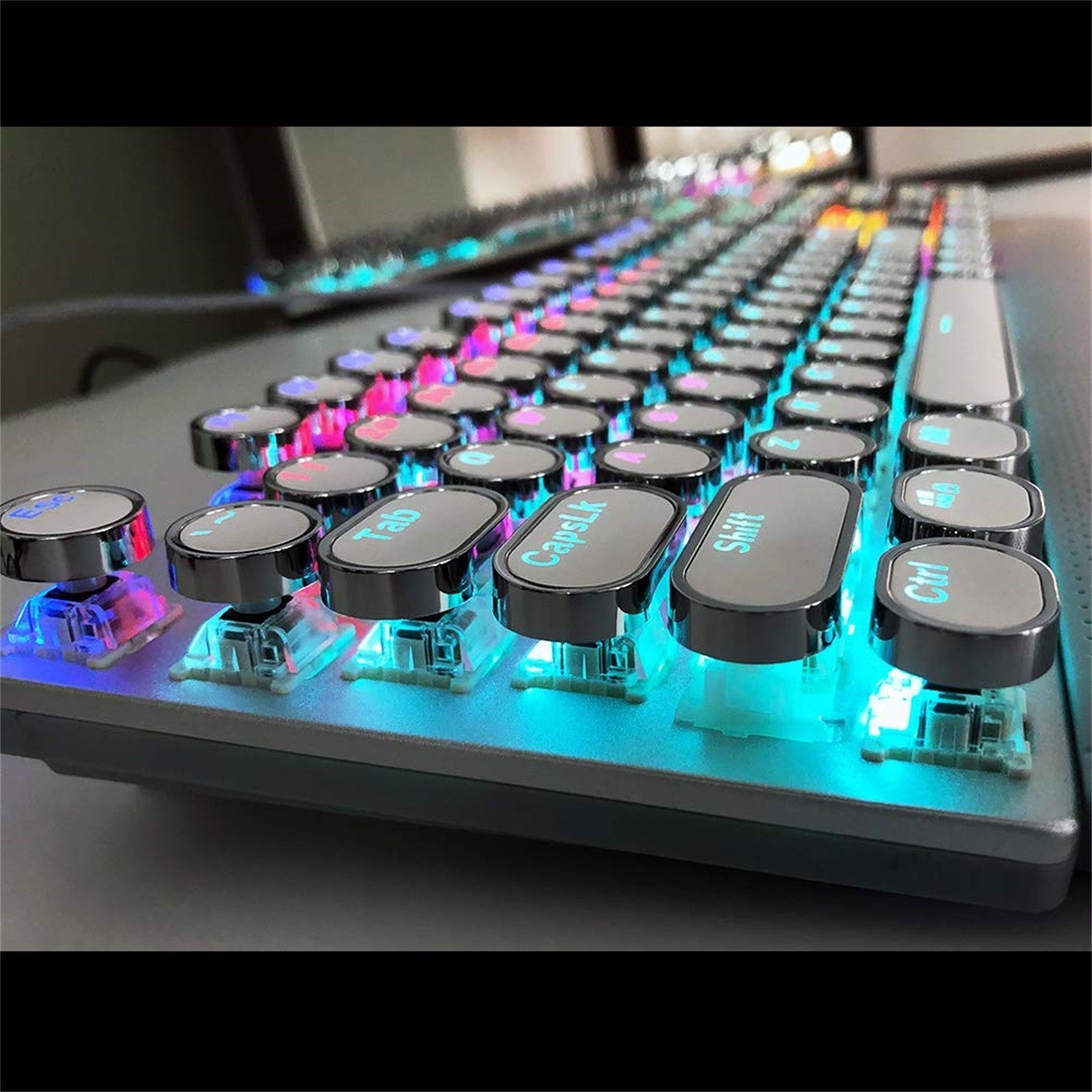 JMT-533066 Wired Gaming Keyboard with 108 Keys and Comfortable Hand Rest