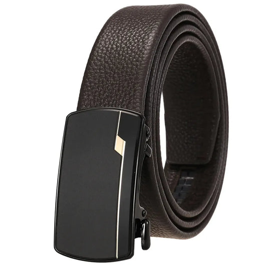 JMT-533194 Custom Leather Men's Belt in Cowhide - OEM Style, Adjustable Fit, Quality Craftsmanship