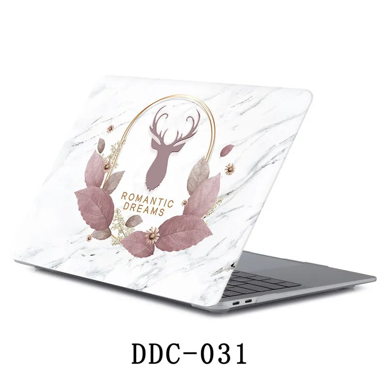 JMT-533258 Custom Marble Design Protective Case for MacBook Air 11.6 A1370 A1465 and 12 Inch A1534