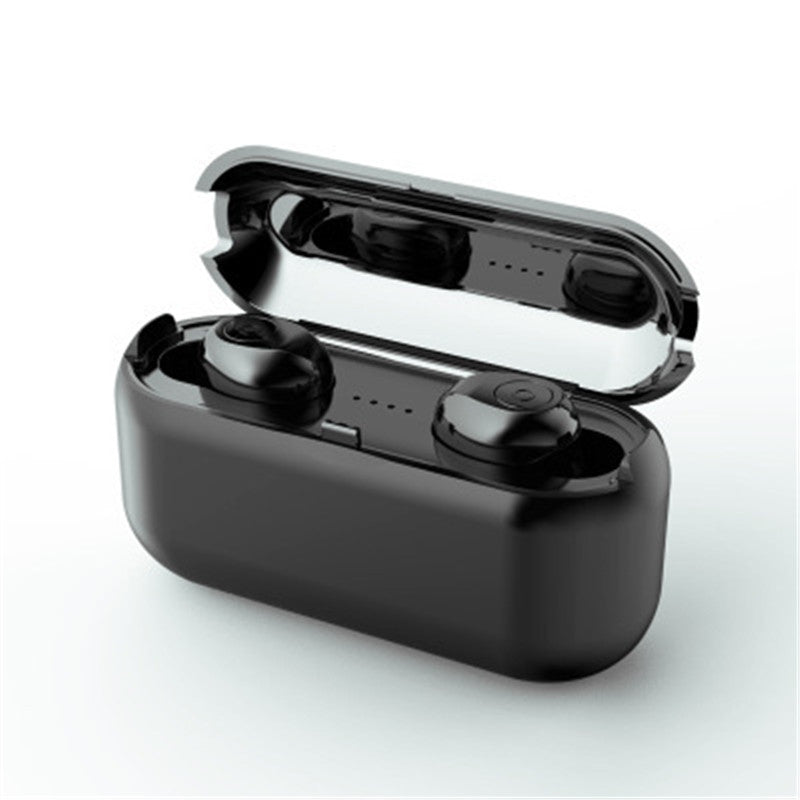 JMT-533578 F9 Smiley Mini TWS Bluetooth Headset with Stereo Sound, Voice Control, and Battery Display