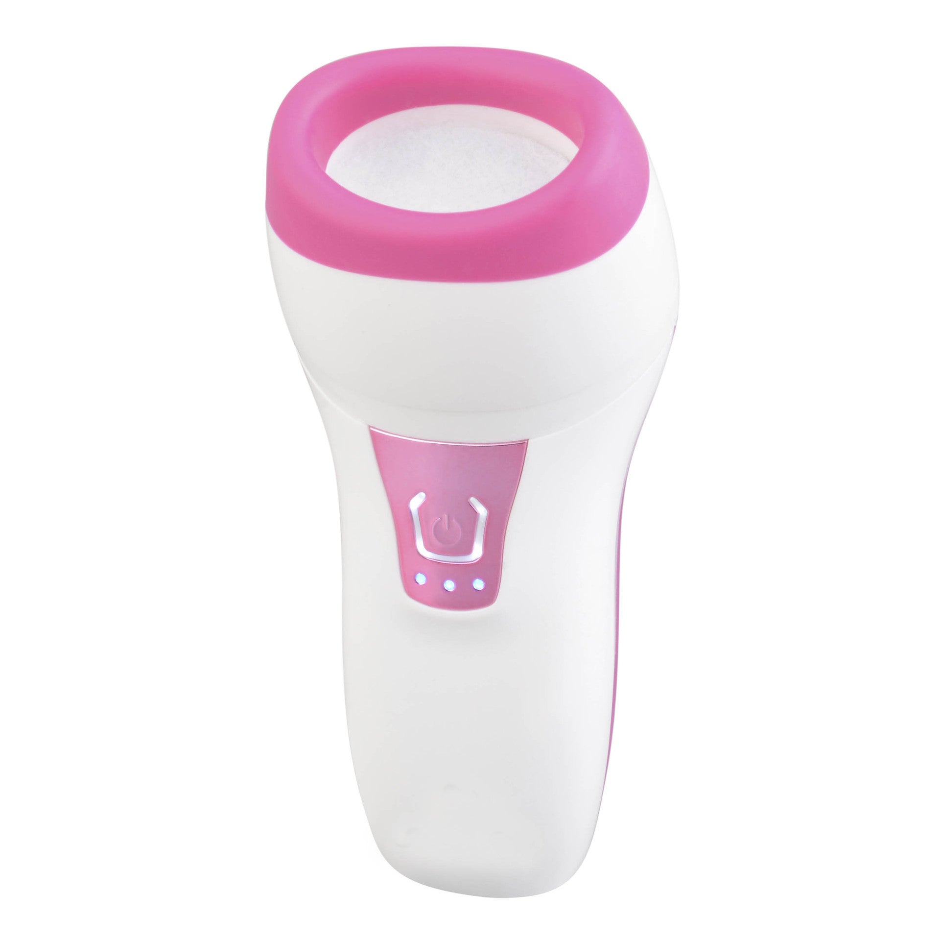 JMT-533834 Electric Automatic Silicone Lip Enricher - Curved Design, ABS Material, White & Rose Color