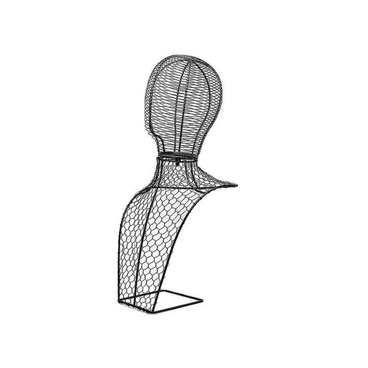 JMT-534282 Half-length Wrought Iron Ornament Rack for Jewelry, Hats, and Headdresses - Artistic Black and Gold Design