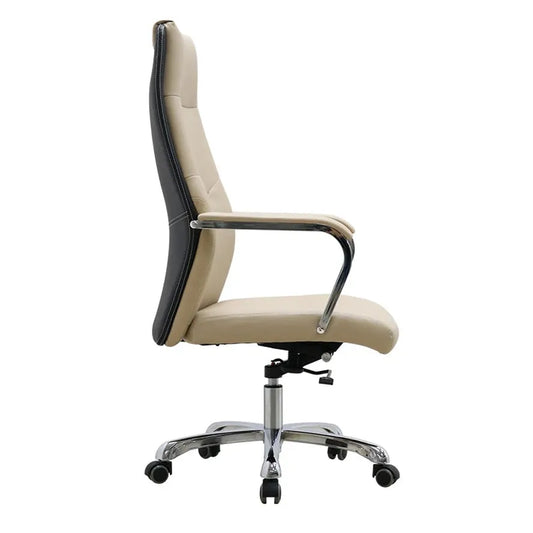 JMT-534346 Ergonomic Executive Office Chair with Swivel Functionality and Aluminium Frame