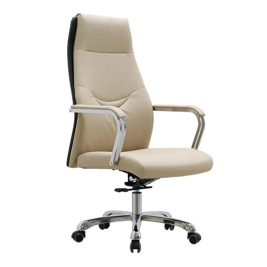 JMT-534346 Ergonomic Executive Office Chair with Swivel Functionality and Aluminium Frame