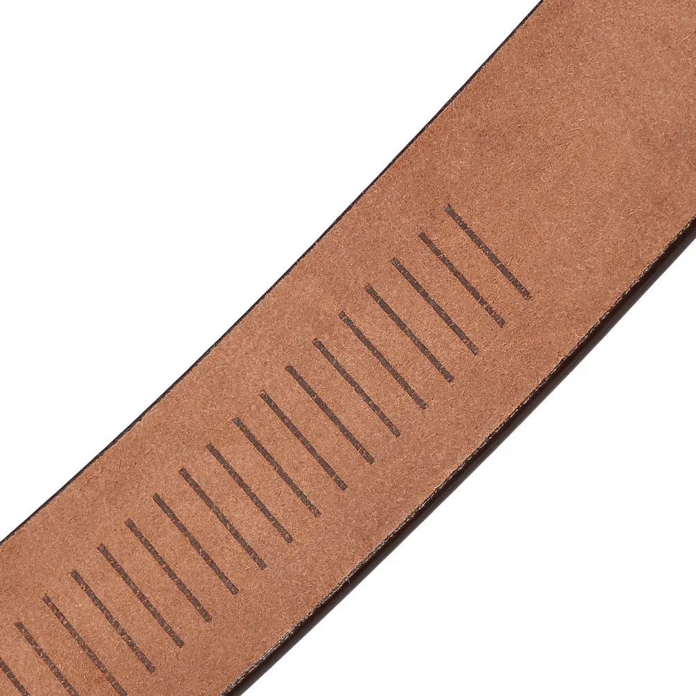 JMT-534346 Men's Cowhide Leather Belt with Crocodile Pattern - Classic Strap Design