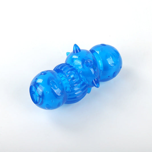 JMT-534730 Durable TPR Dog Chew Toy for Teeth Cleaning and Puppy Training, Medium to Large Dogs