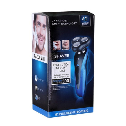 JMT-534986 Rechargeable Electric Multifunctional Rotary Shaver with Washable Design and 3-Head System