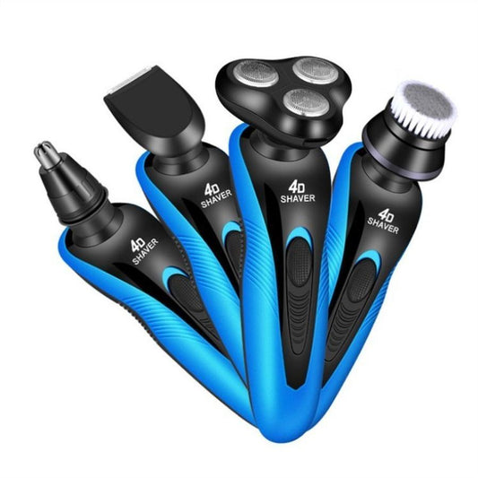 JMT-534986 Rechargeable Electric Multifunctional Rotary Shaver with Washable Design and 3-Head System