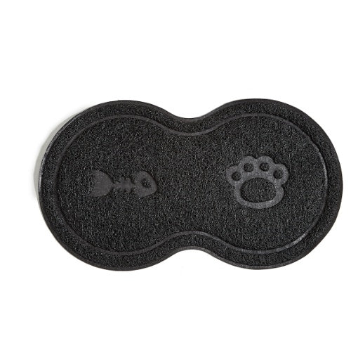 JMT-535050 Grey PVC Cat Litter Mat with Anti-Skid Support and Easy Clean Design