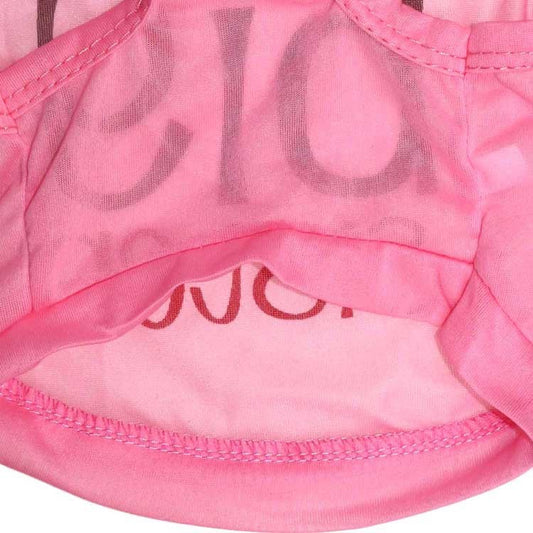JMT-535370 Ultra-Thin Breathable Polyester Pet Vest in Pink and Blue, Sizes XS to L