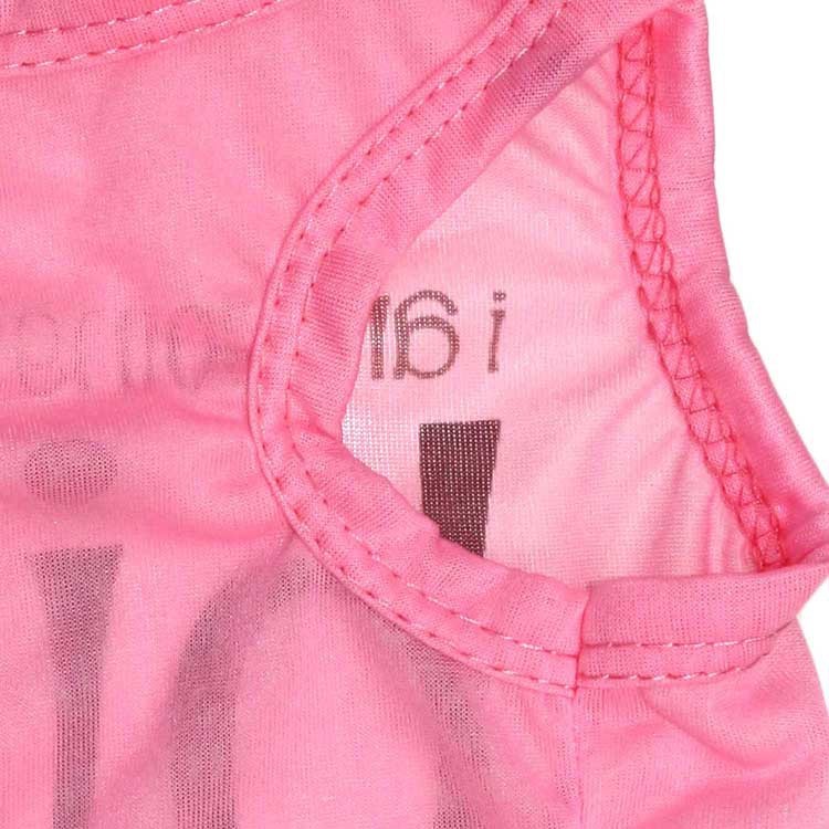 JMT-535370 Ultra-Thin Breathable Polyester Pet Vest in Pink and Blue, Sizes XS to L