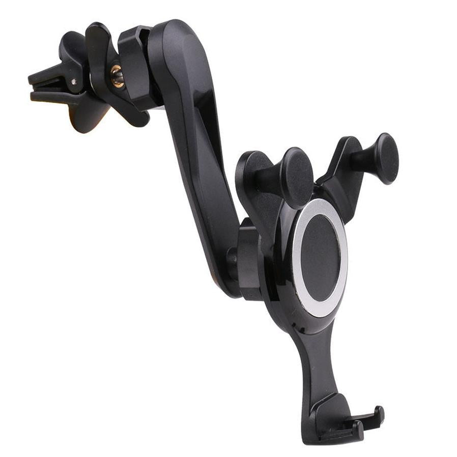 JMT-535434 Long Arm Trident Phone Outlet Stand with Adjustable Clip and Stable Air Outlet Support