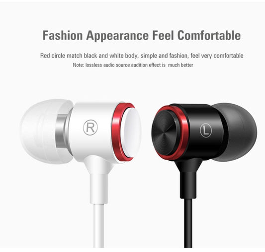 JMT-535562 Wired In-Ear Metal Headset for Mobile Devices with EVA Storage Case