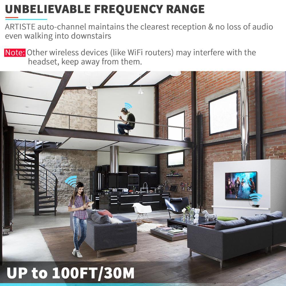 JMT-536074 Wireless On-ear Bass Headphones for Home Use in Black, Portable and Lightweight Design