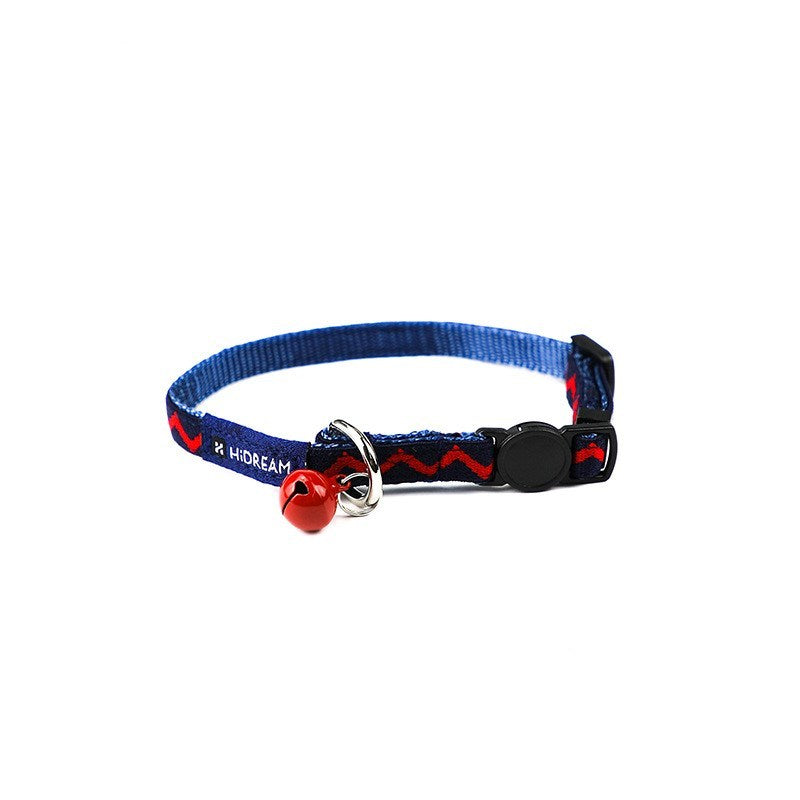 JMT-536394 Geometric Design Cat Collar with Adjustable Neck Circumference 20-30cm, 1.0cm Width