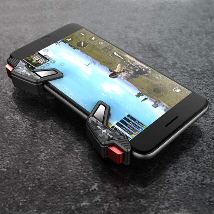 JMT-536586 Metal Game Controller for Chicken Eating Mobile Gaming, Compatible with Smartphones