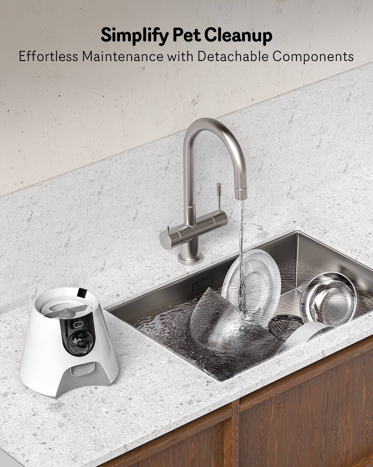 JMT-536714 Automatic Cat Feeder with 1080P HD Camera, Night Vision, 5G WiFi, Two-Way Audio, and 4L Capacity