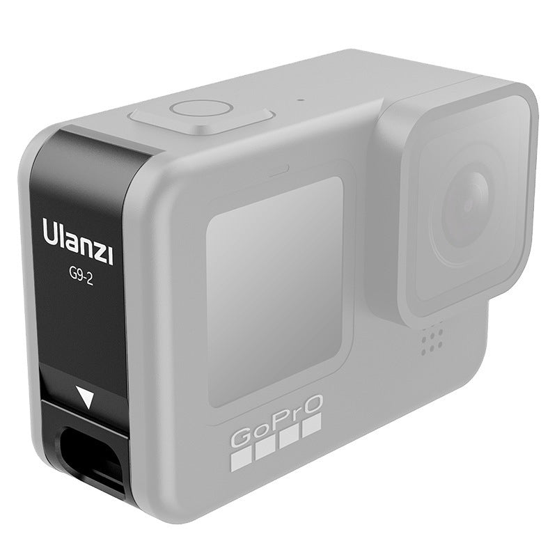 JMT-536906 GoPro 9 & Dog 9 Battery Compartment Replacement Cover - Metal Side Accessory